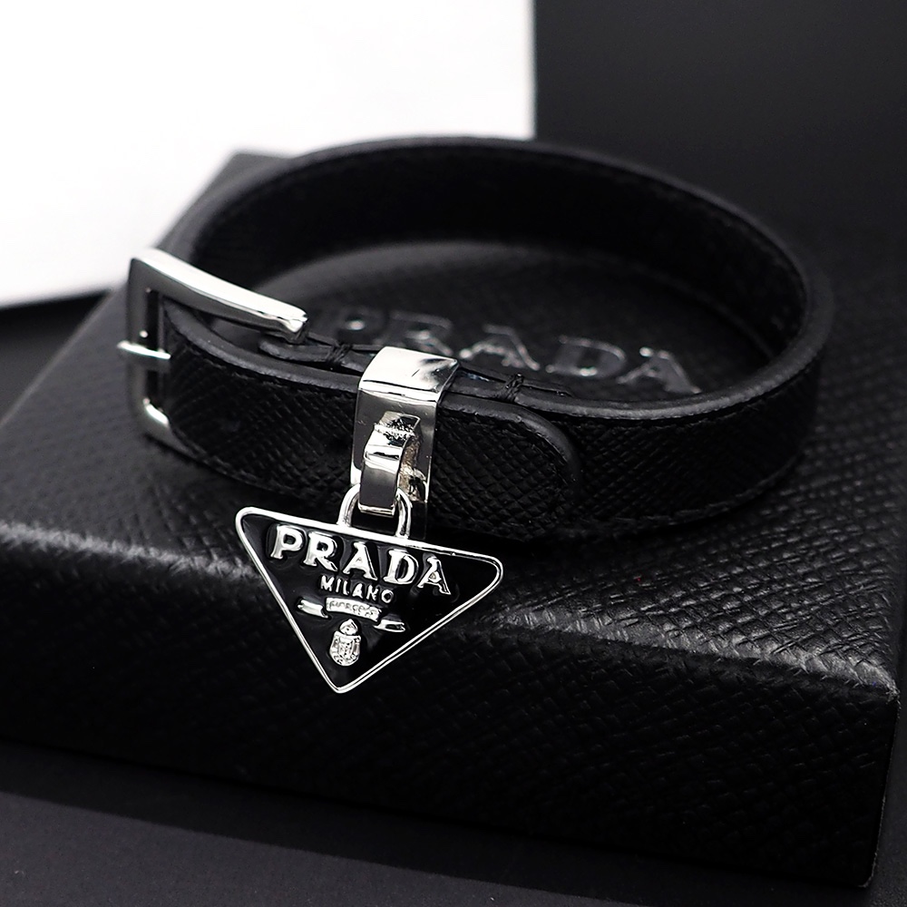 Prada Saffiano Leather Bracelet - PerfectKickZ