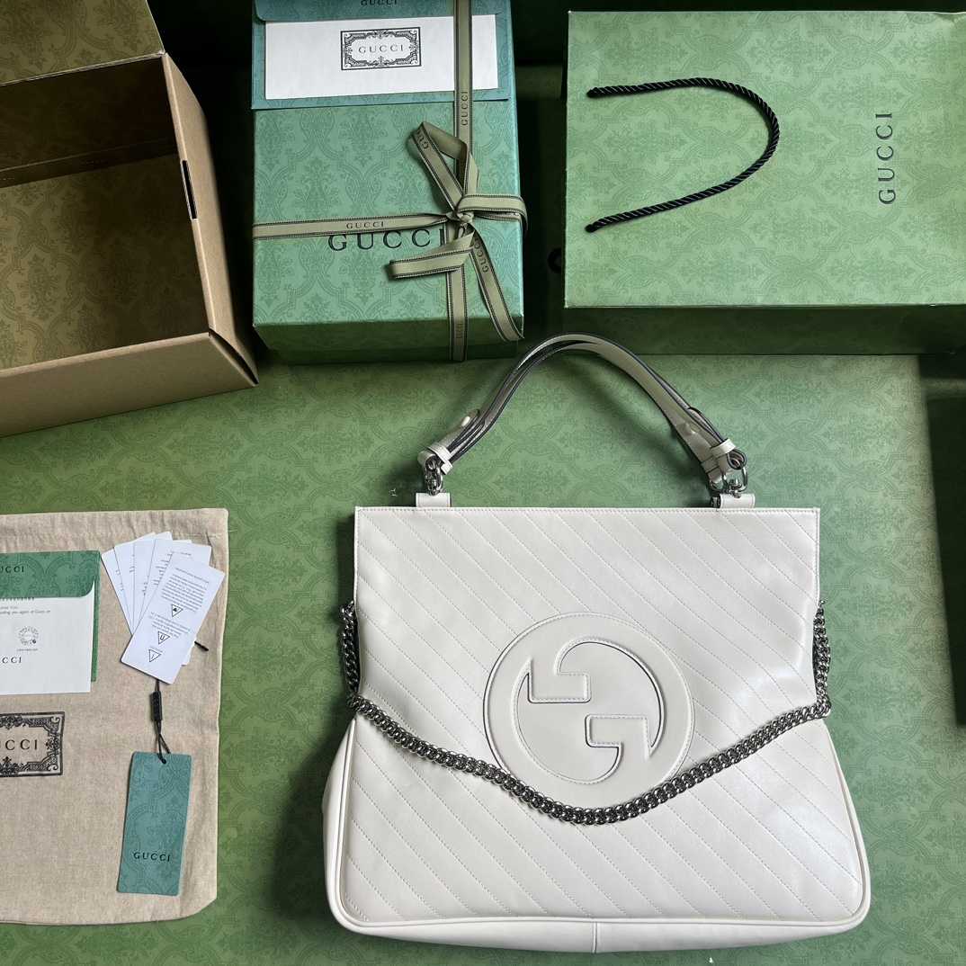 Gucci Blondie Medium Tote Bag (34.5x 41x 8cm) - PerfectKickZ