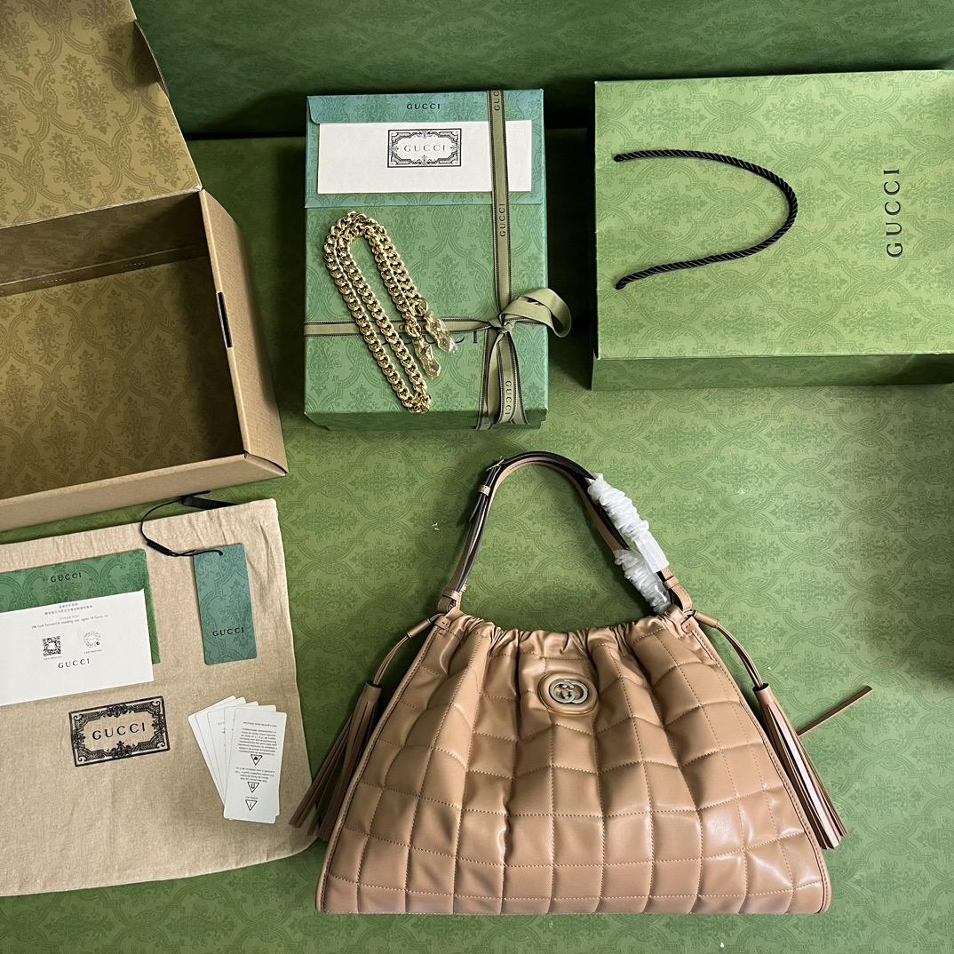 Gucci Deco Medium Tote Bag(43-28-8cm) - PerfectKickZ