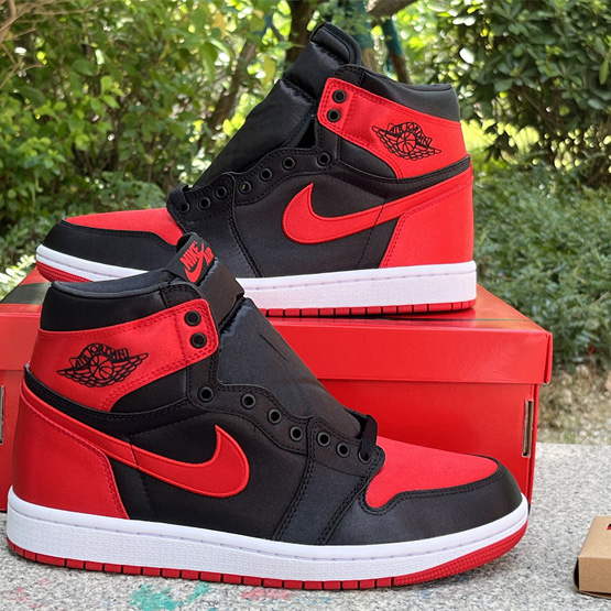 Air Jordan 1 High OG WMNS “Satin Bred” Sneaker     FD4810-061 - PerfectKickZ