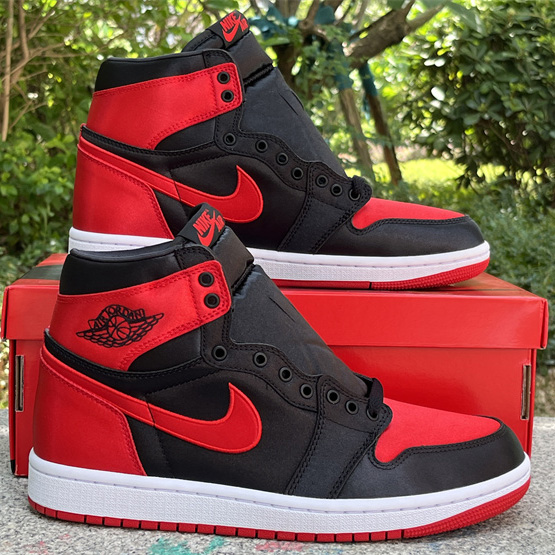 Air Jordan 1 High OG WMNS “Satin Bred” Sneaker     FD4810-061 - PerfectKickZ