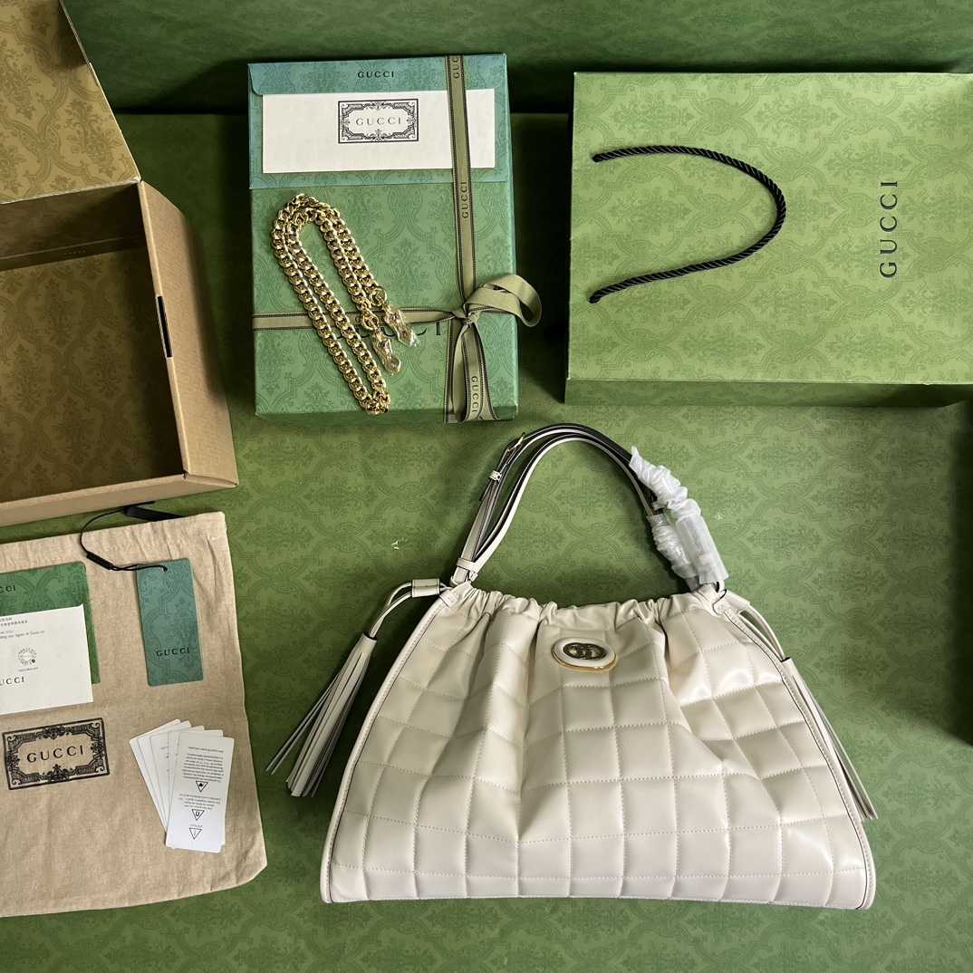 Gucci Deco Medium Tote Bag(43-28-8cm) - PerfectKickZ