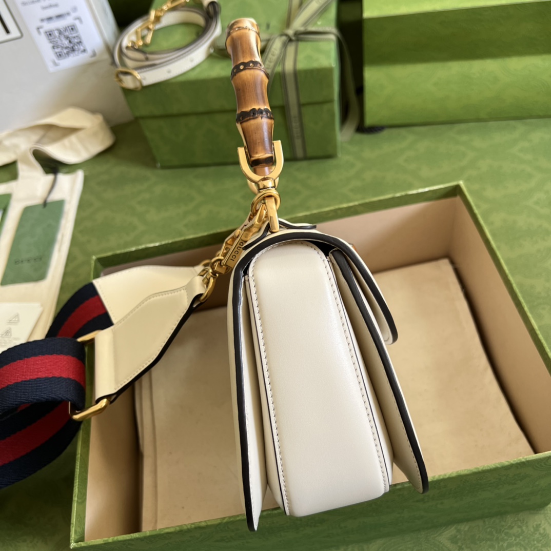 Gucci Bamboo 1947 Small Top Handle Bag (21-15-7cm) - PerfectKickZ