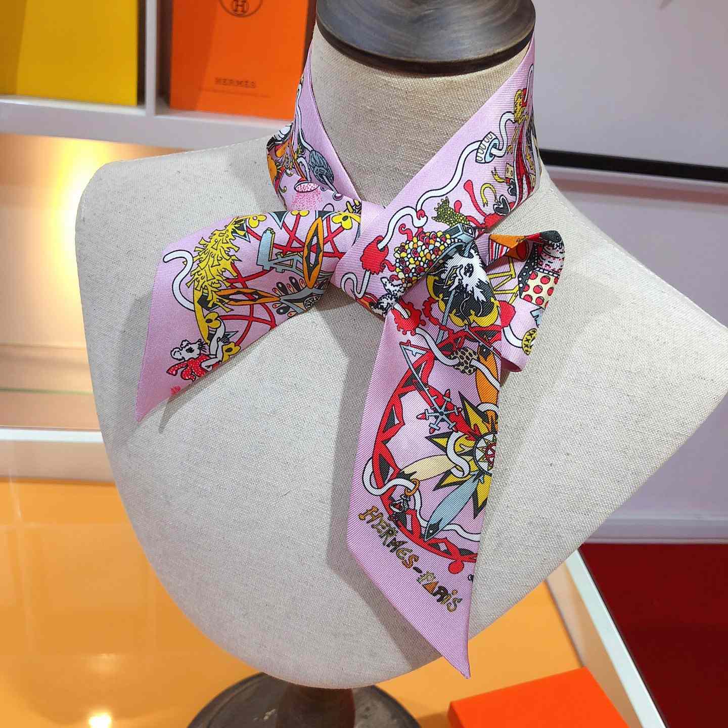 Hermes Twilly Long Scarf Tie - PerfectKickZ