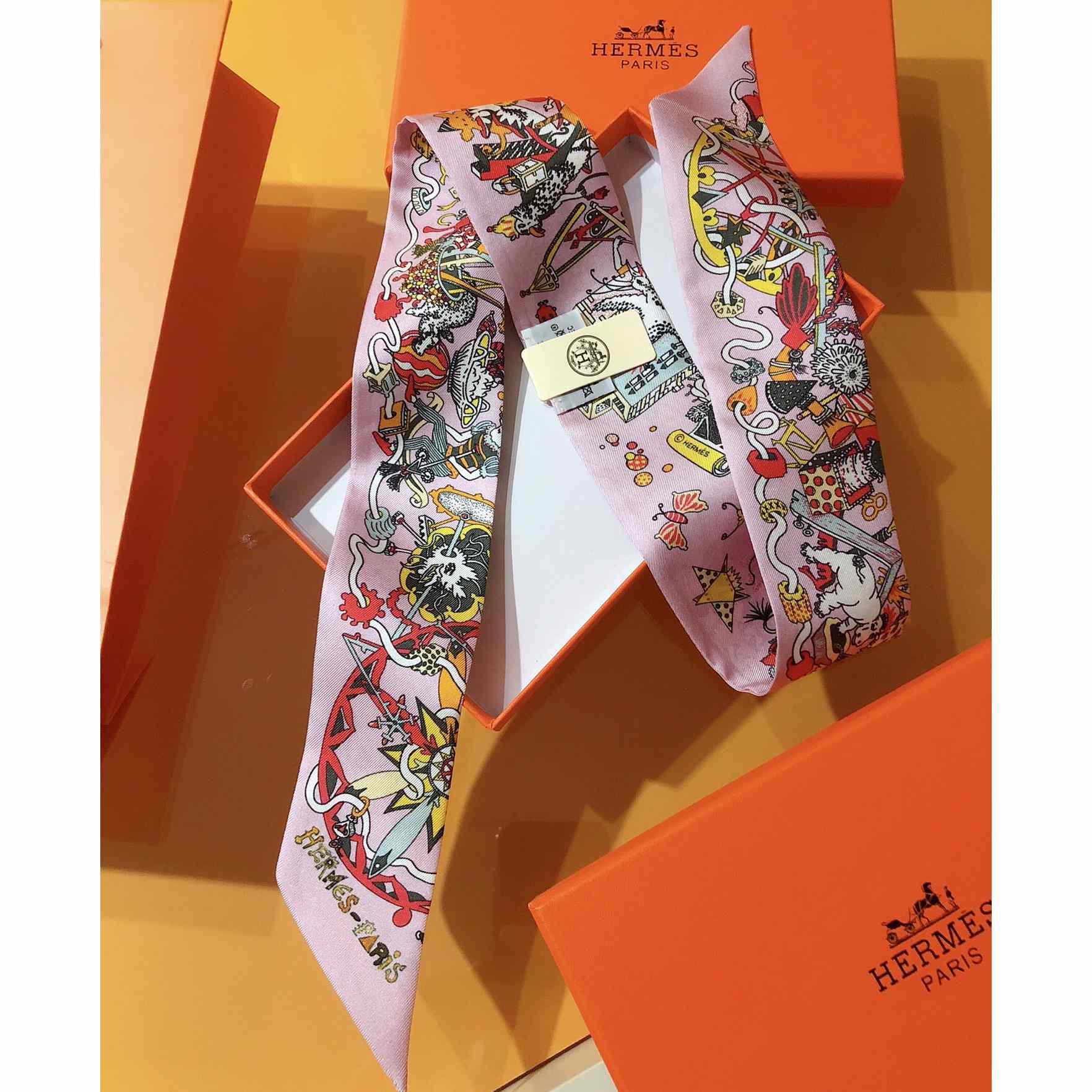 Hermes Twilly Long Scarf Tie - PerfectKickZ