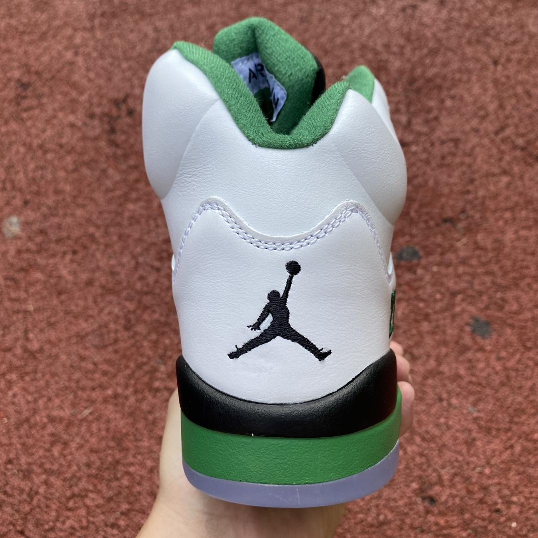 Air Jordan 5 Burgundy Lucky Green Sneakers         dd9336-103 - PerfectKickZ