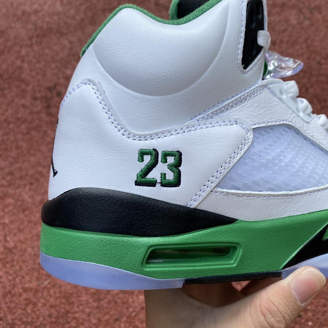 Air Jordan 5 Burgundy Lucky Green Sneakers         dd9336-103 - PerfectKickZ