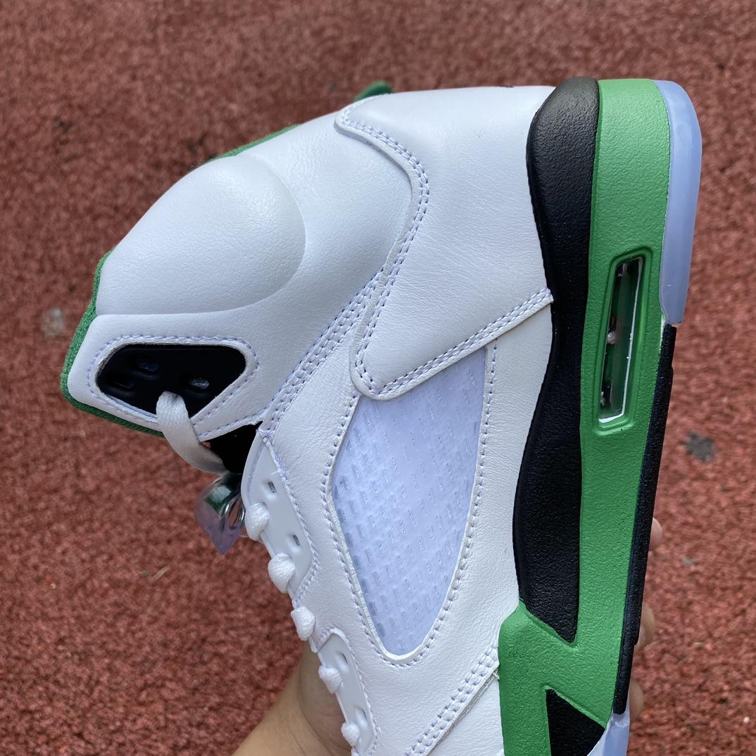 Air Jordan 5 Burgundy Lucky Green Sneakers         dd9336-103 - PerfectKickZ