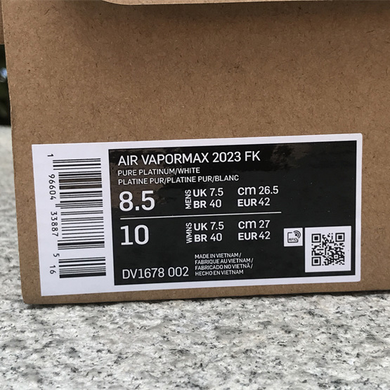 Nike Vapormax 2023 Flyknit Sneakers      DV1678-002 - PerfectKickZ