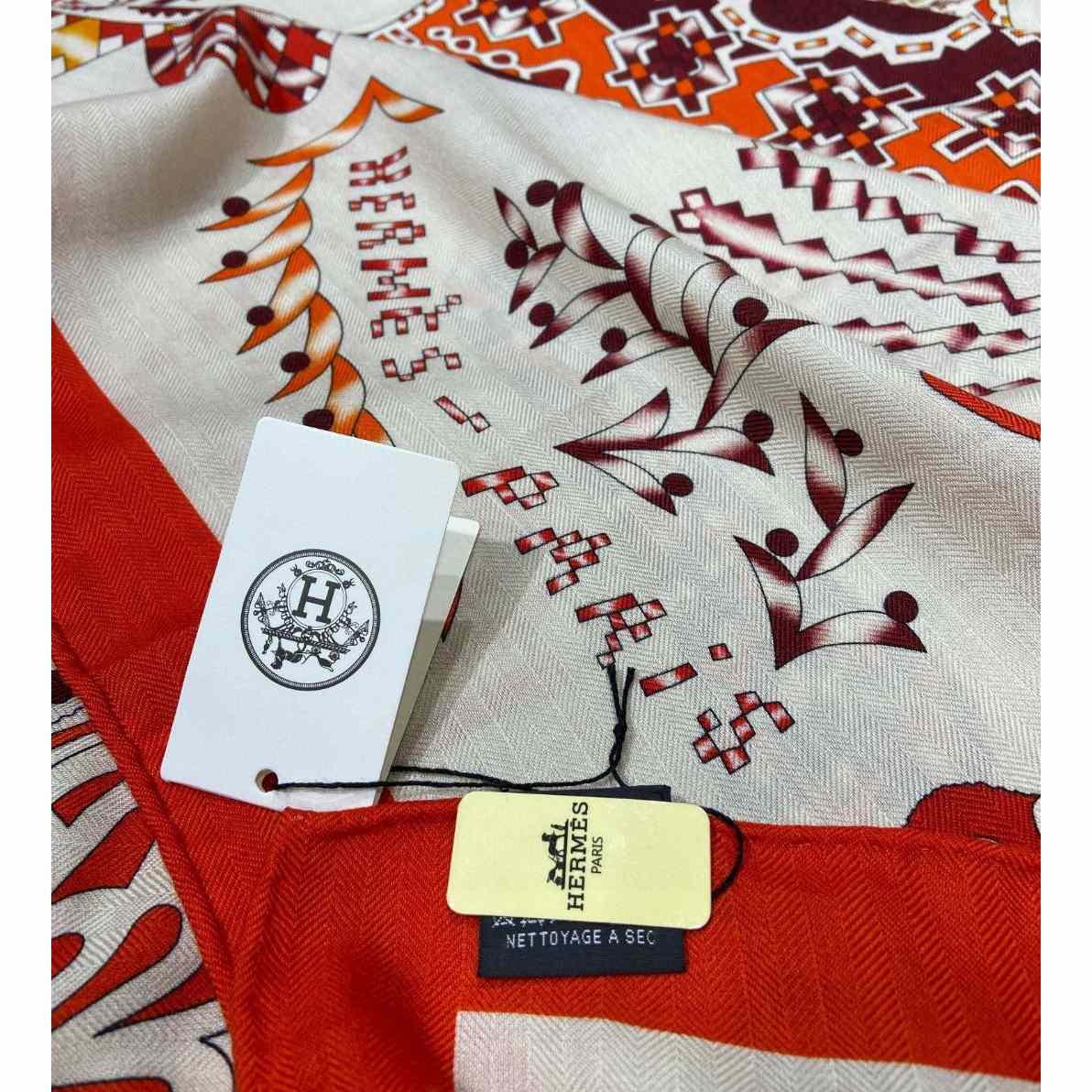 Hermes En Attendant Ulysse Shawl 140 - PerfectKickZ
