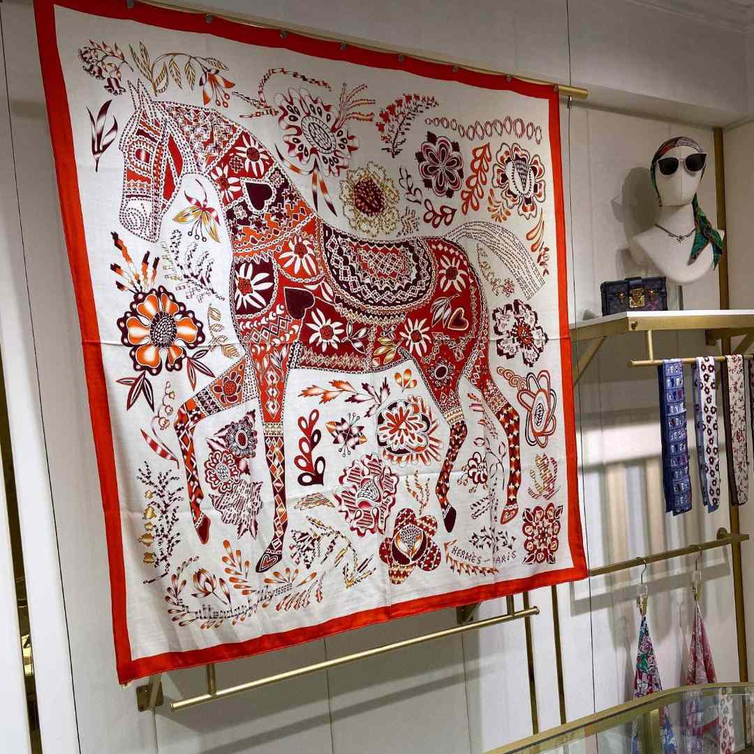 Hermes En Attendant Ulysse Shawl 140 - PerfectKickZ