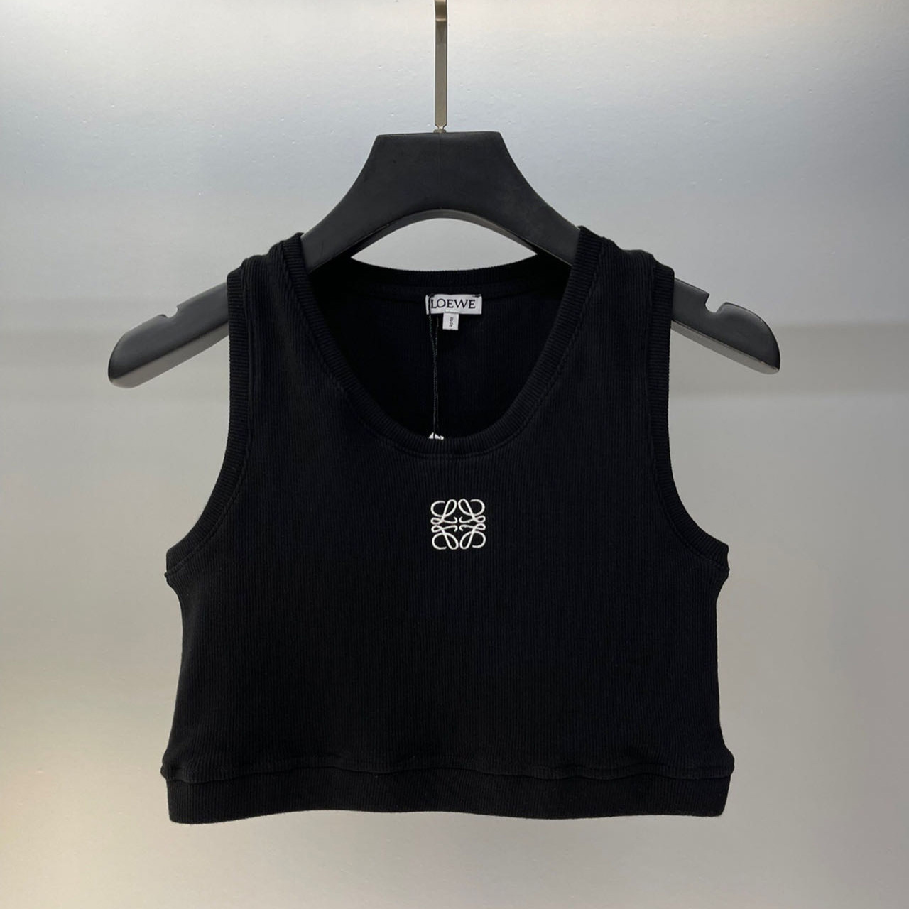 Loewe Cropped Anagram Tank Top In cotton - PerfectKickZ