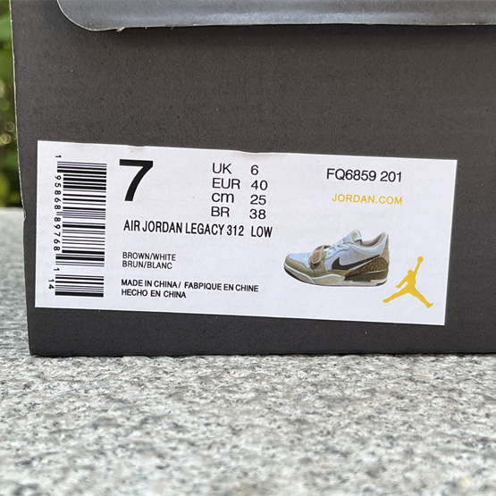 Jordan Legacy 312 Low Sneaker     FQ6859-201  - PerfectKickZ
