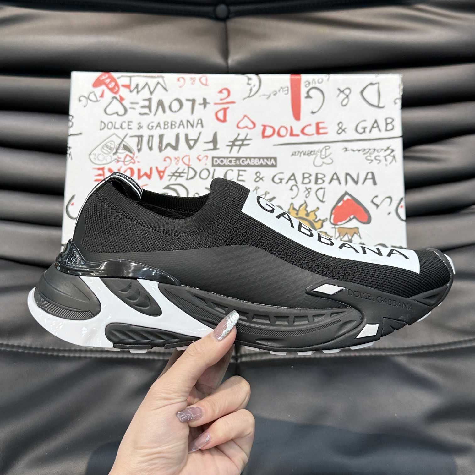 Dolce & Gabbana Stretch Mesh Fast Sneakers - 