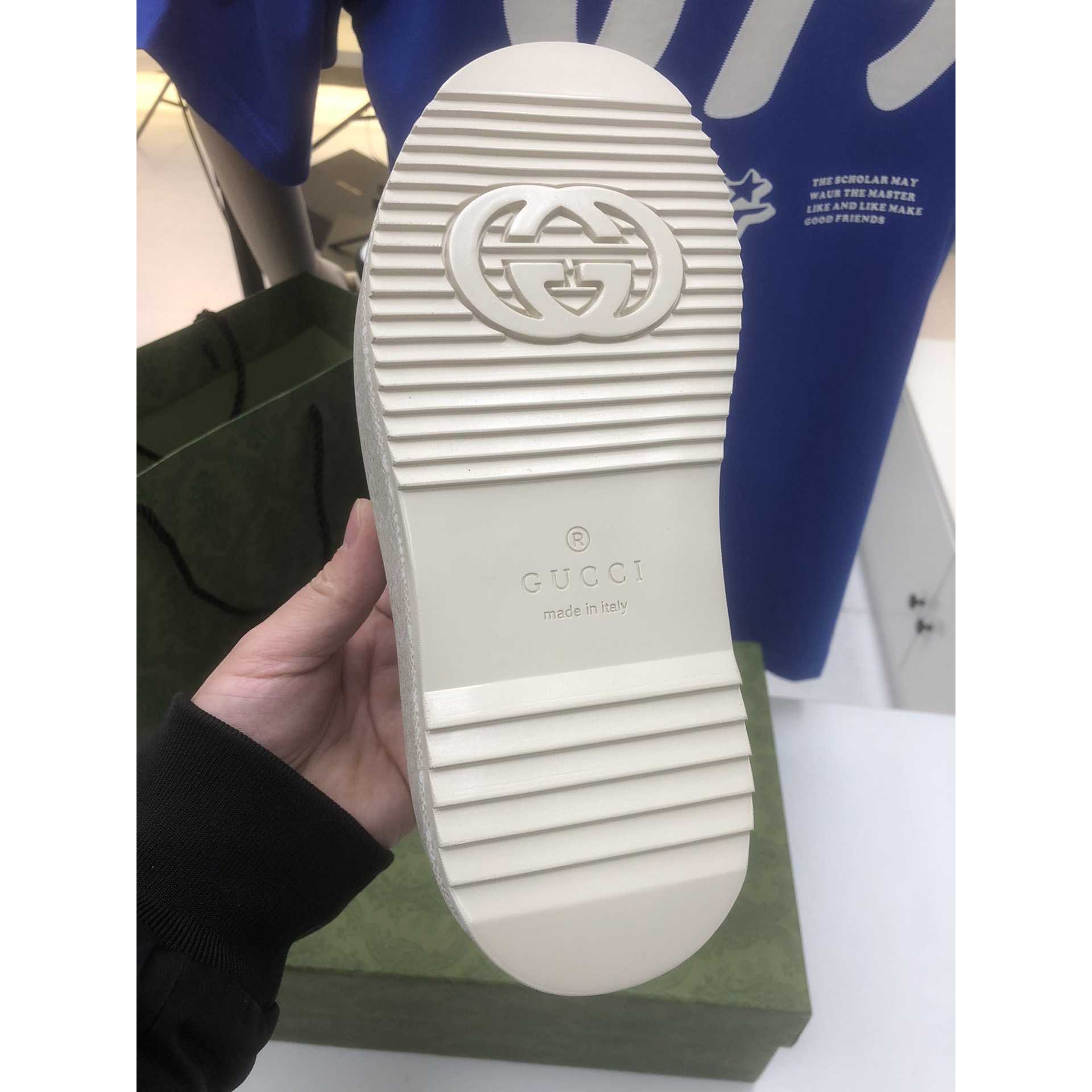 Gucci Women's Platform GG Sandal - PerfectKickZ