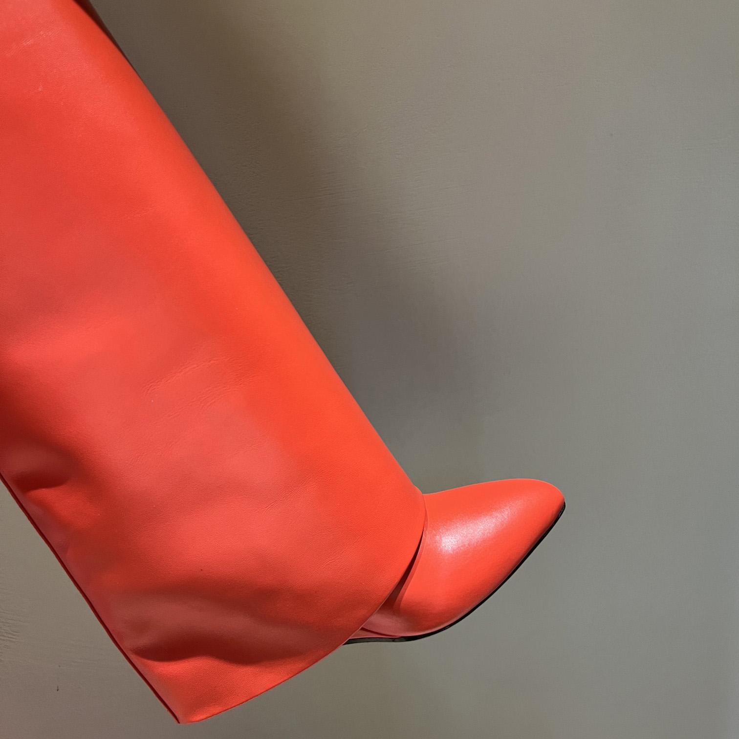 Givenchy Shark Lock Ankle Boots In Leather - PerfectKickZ