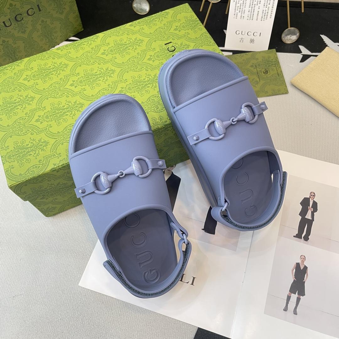 Gucci Horsebit Flatform Sandal - PerfectKickZ