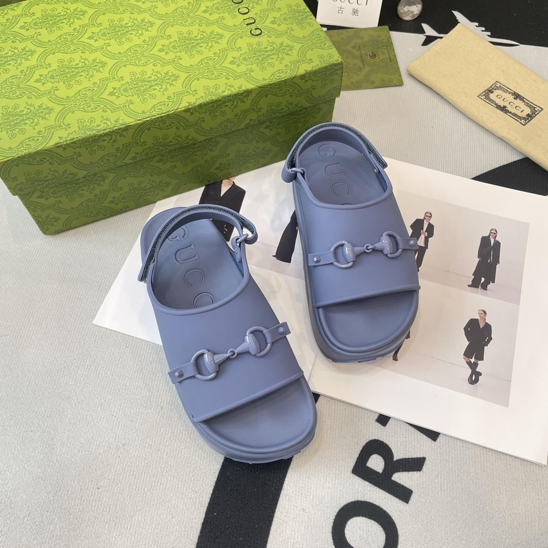 Gucci Horsebit Flatform Sandal - PerfectKickZ