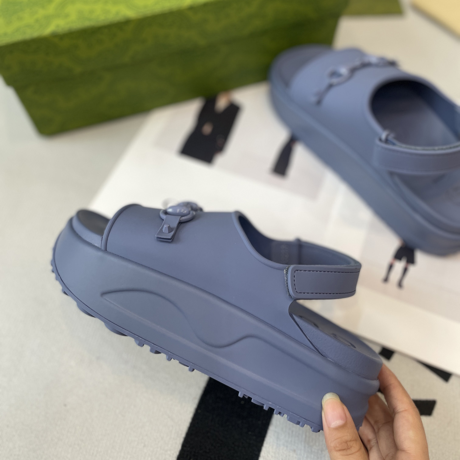 Gucci Horsebit Flatform Sandal - PerfectKickZ