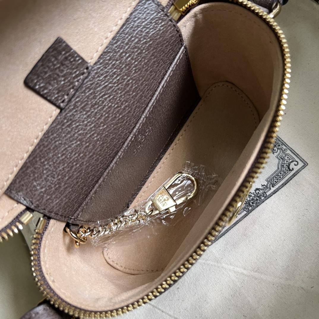 Gucci Ophidia GG Top Handle Mini Bag (15.5x10.5x5.5cm) - PerfectKickZ