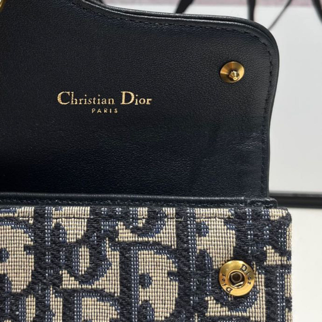 Dior  Saddle Lotus Wallet - PerfectKickZ
