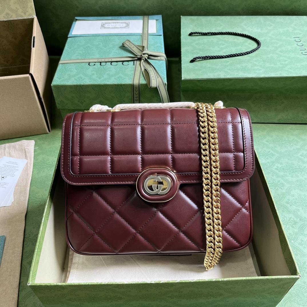 Gucci Deco Small Shoulder Bag (25-19.5-8cm) - PerfectKickZ