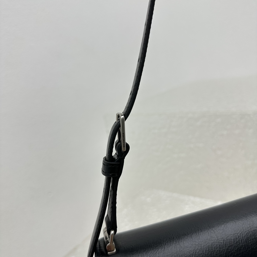 Balenciaga Crush Medium Sling Bag In Black (31x20x10cm) - PerfectKickZ