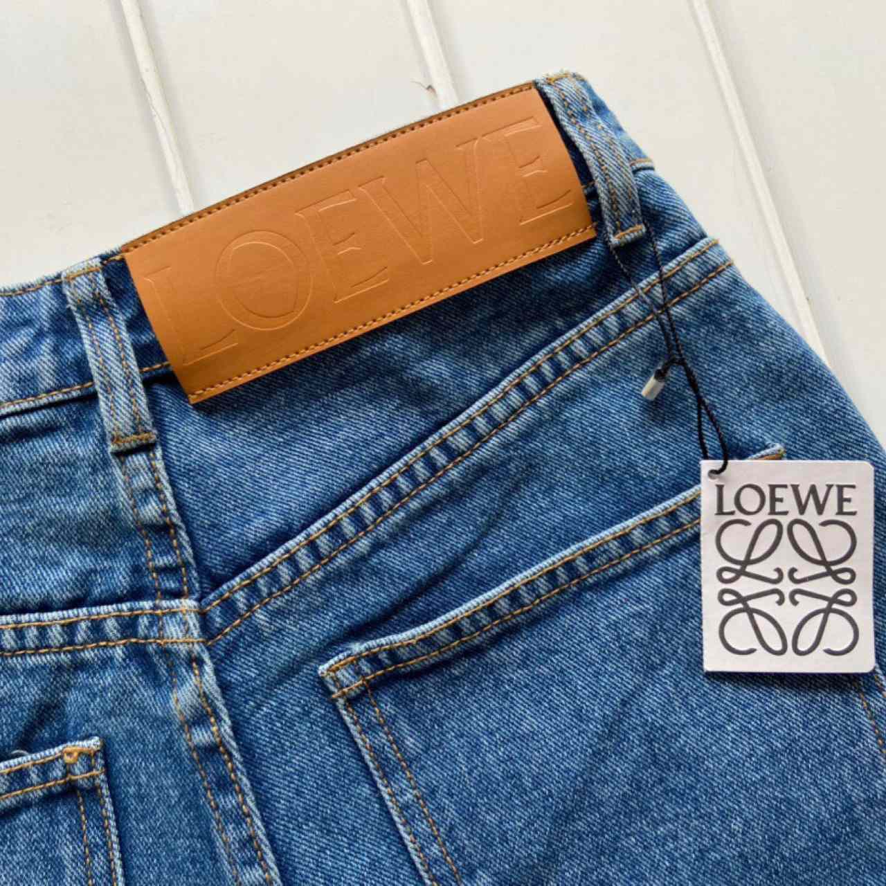 Loewe Anagram Cropped Jeans - PerfectKickZ