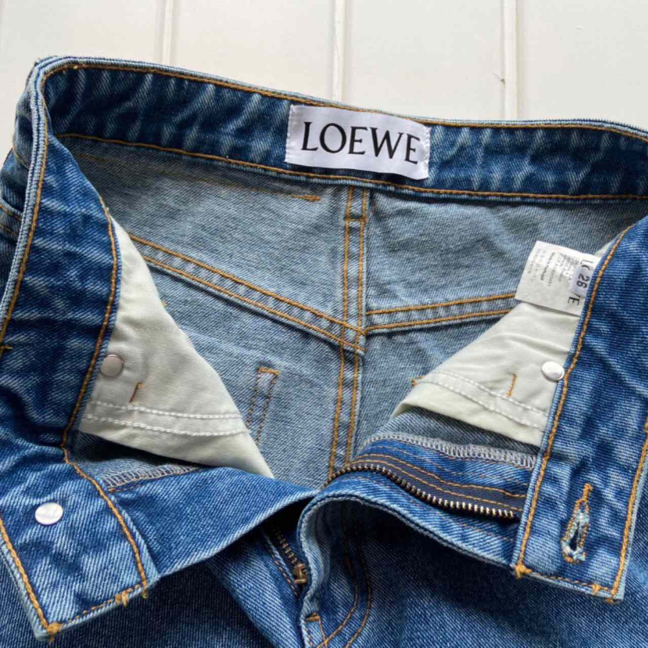 Loewe Anagram Cropped Jeans - PerfectKickZ