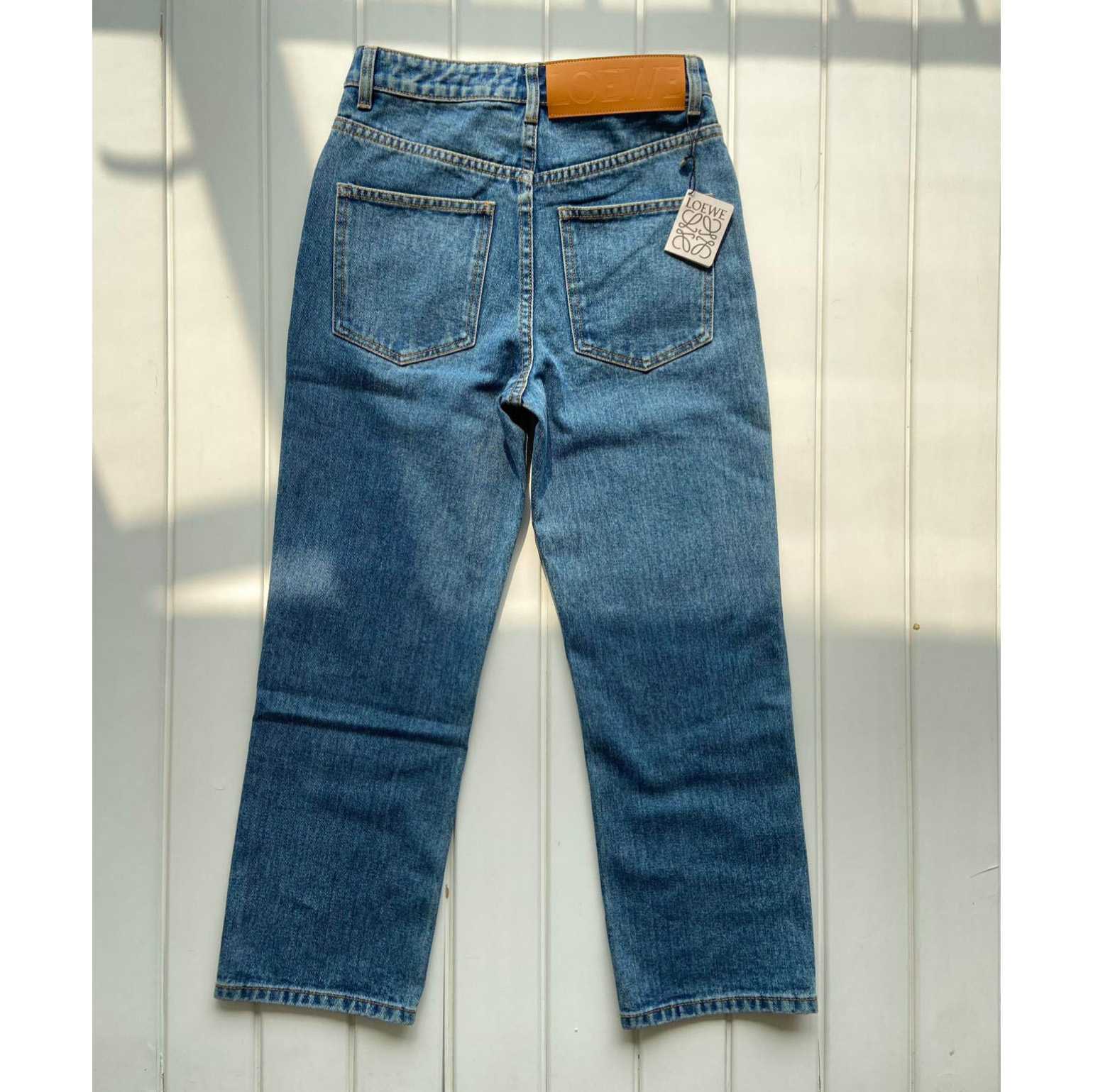 Loewe Anagram Cropped Jeans - PerfectKickZ