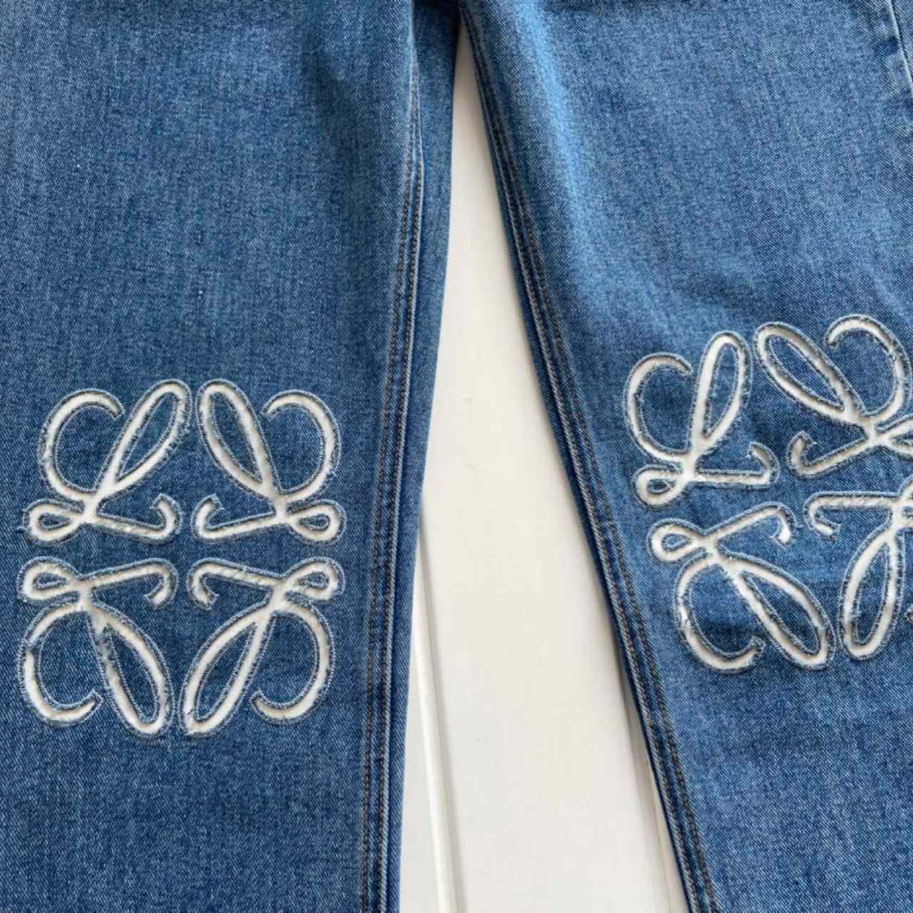 Loewe Anagram Cropped Jeans - PerfectKickZ