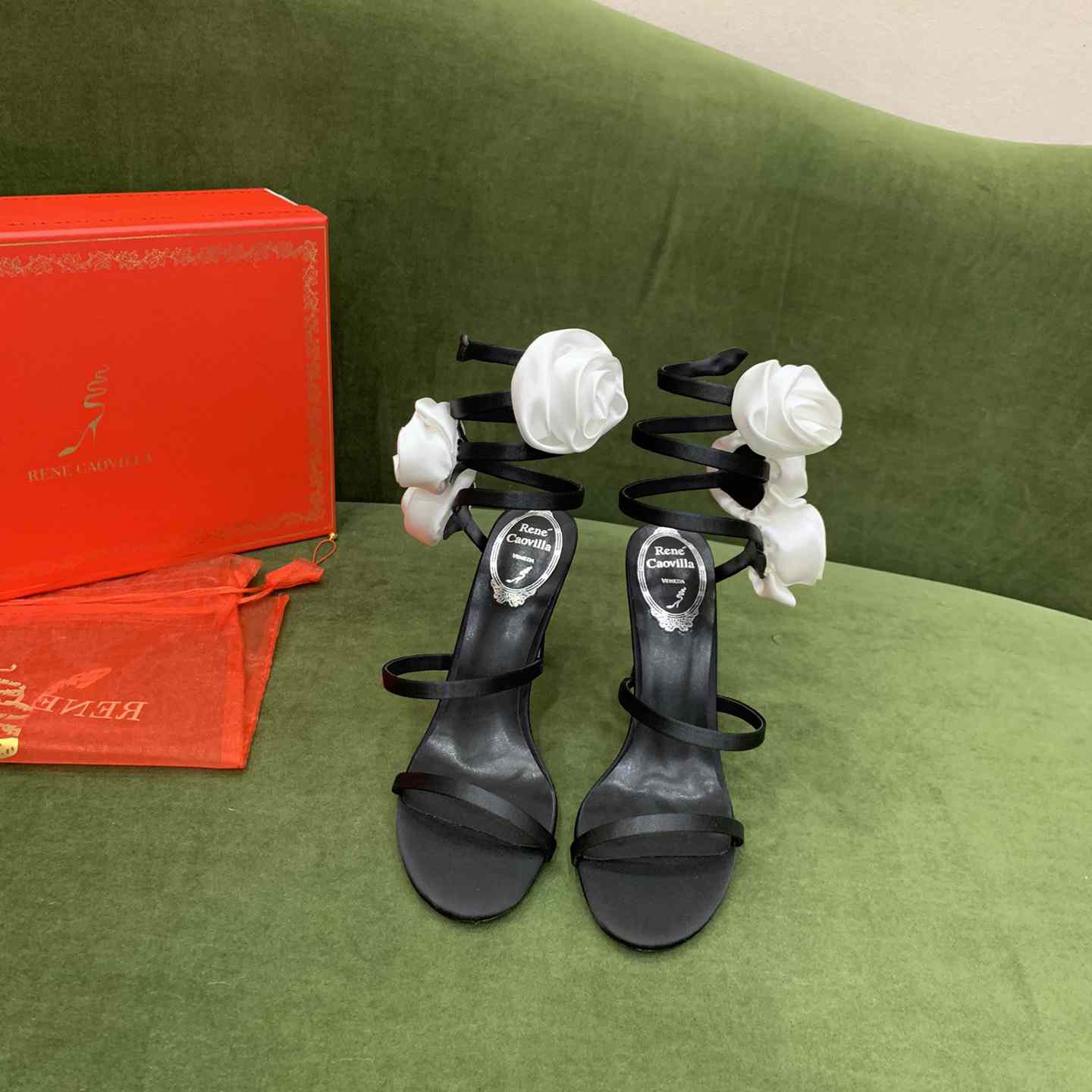 Rene Caovilla Rose High-heel Sandals - PerfectKickZ