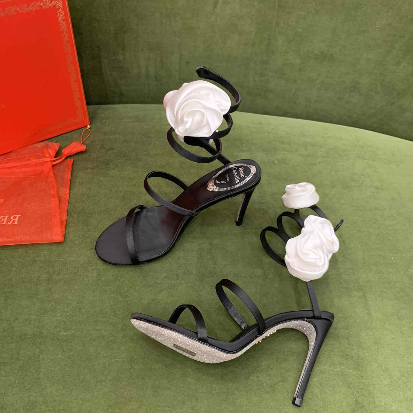Rene Caovilla Rose High-heel Sandals - PerfectKickZ