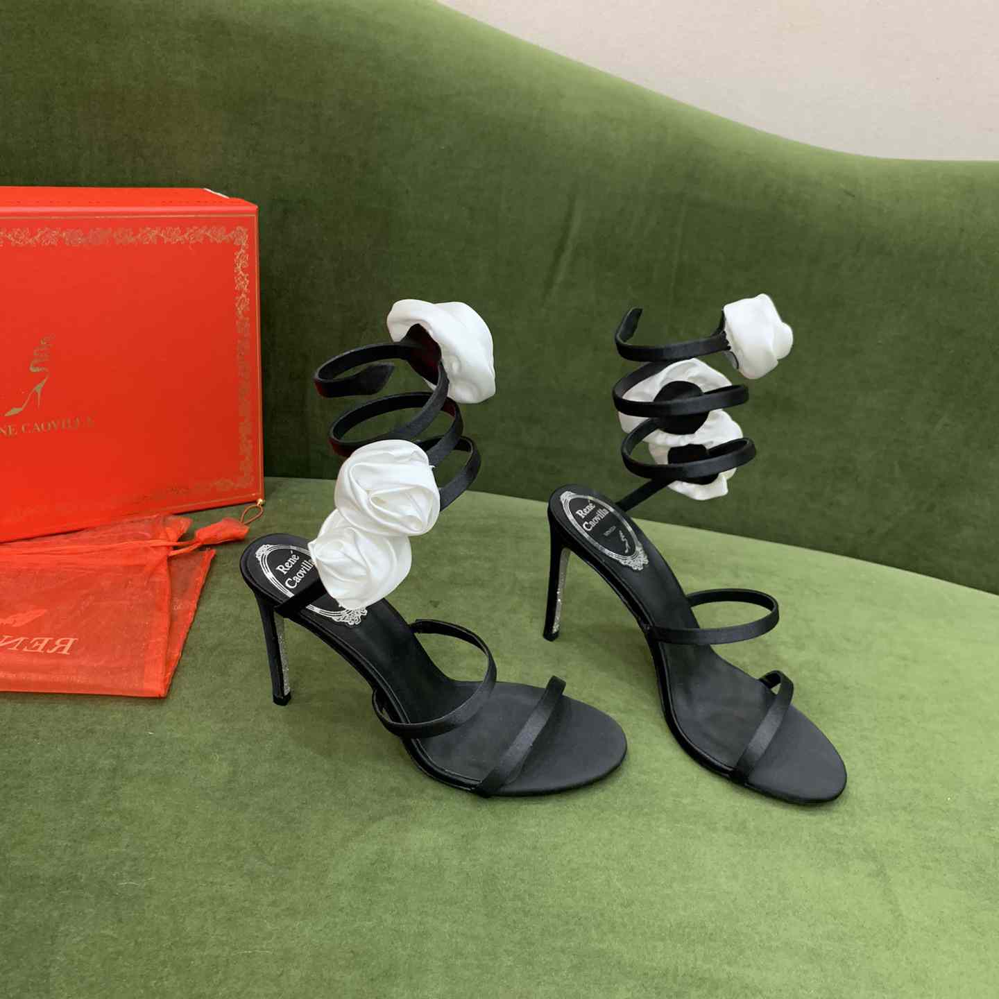 Rene Caovilla Rose High-heel Sandals - PerfectKickZ