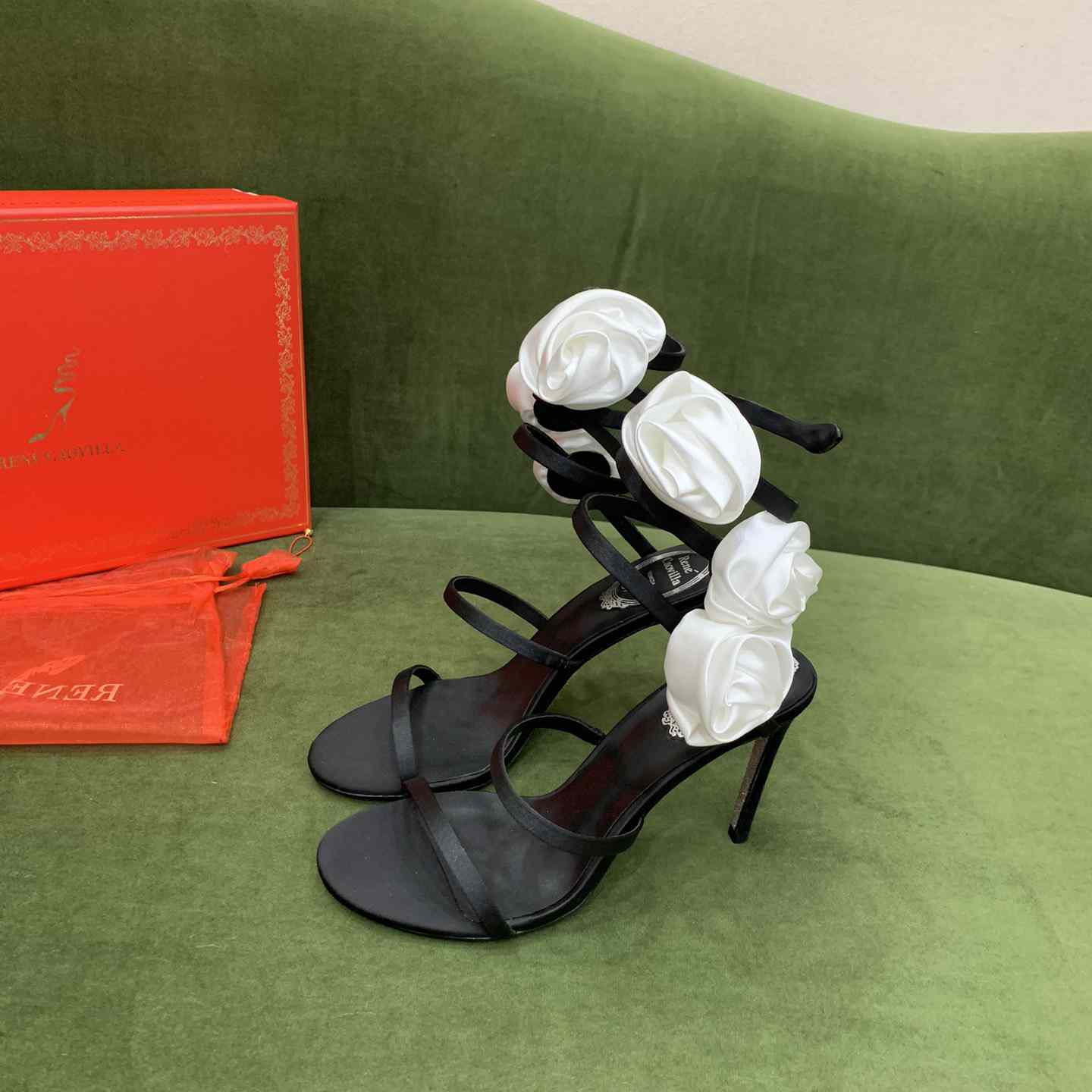Rene Caovilla Rose High-heel Sandals - PerfectKickZ