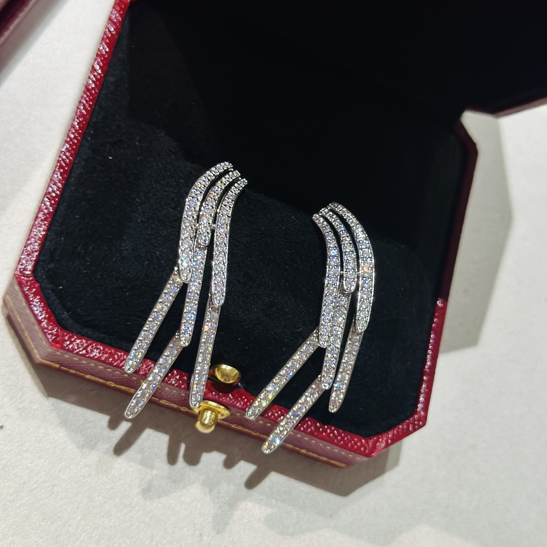 Cartier Diamond Collection Earrings - PerfectKickZ