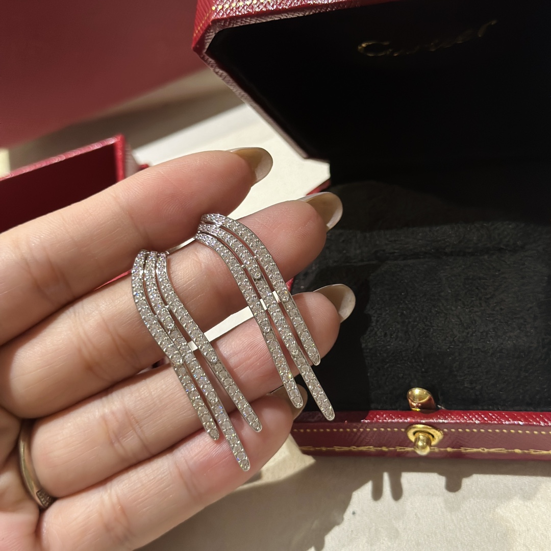 Cartier Diamond Collection Earrings - PerfectKickZ