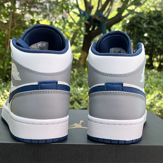 Air Jordan 1 Mid “True Blue” Sneaker     DQ8426-014  - PerfectKickZ