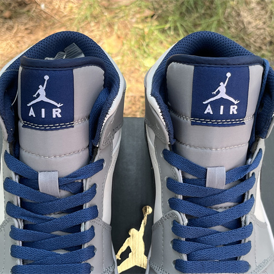 Air Jordan 1 Mid “True Blue” Sneaker     DQ8426-014  - PerfectKickZ