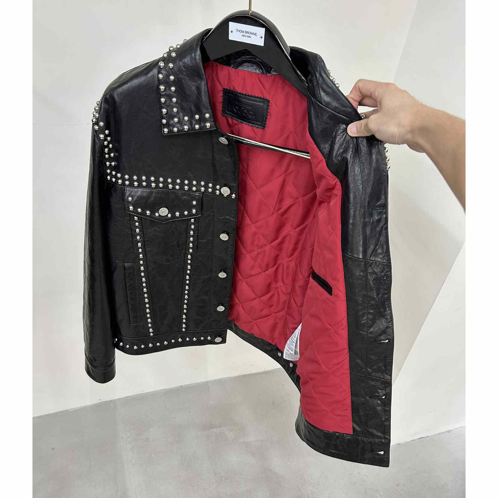 Gucci Leather Jacket - PerfectKickZ