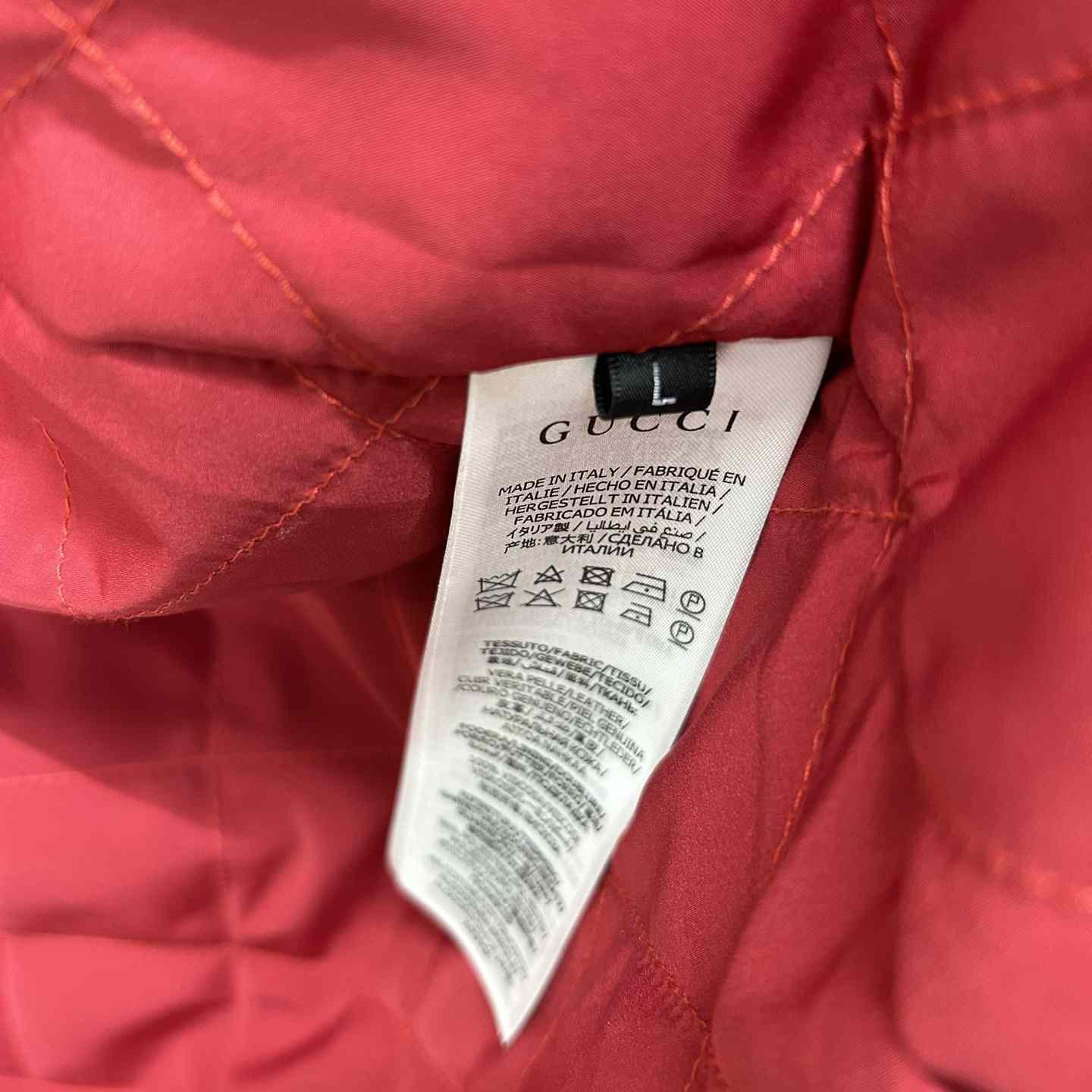 Gucci Leather Jacket - PerfectKickZ