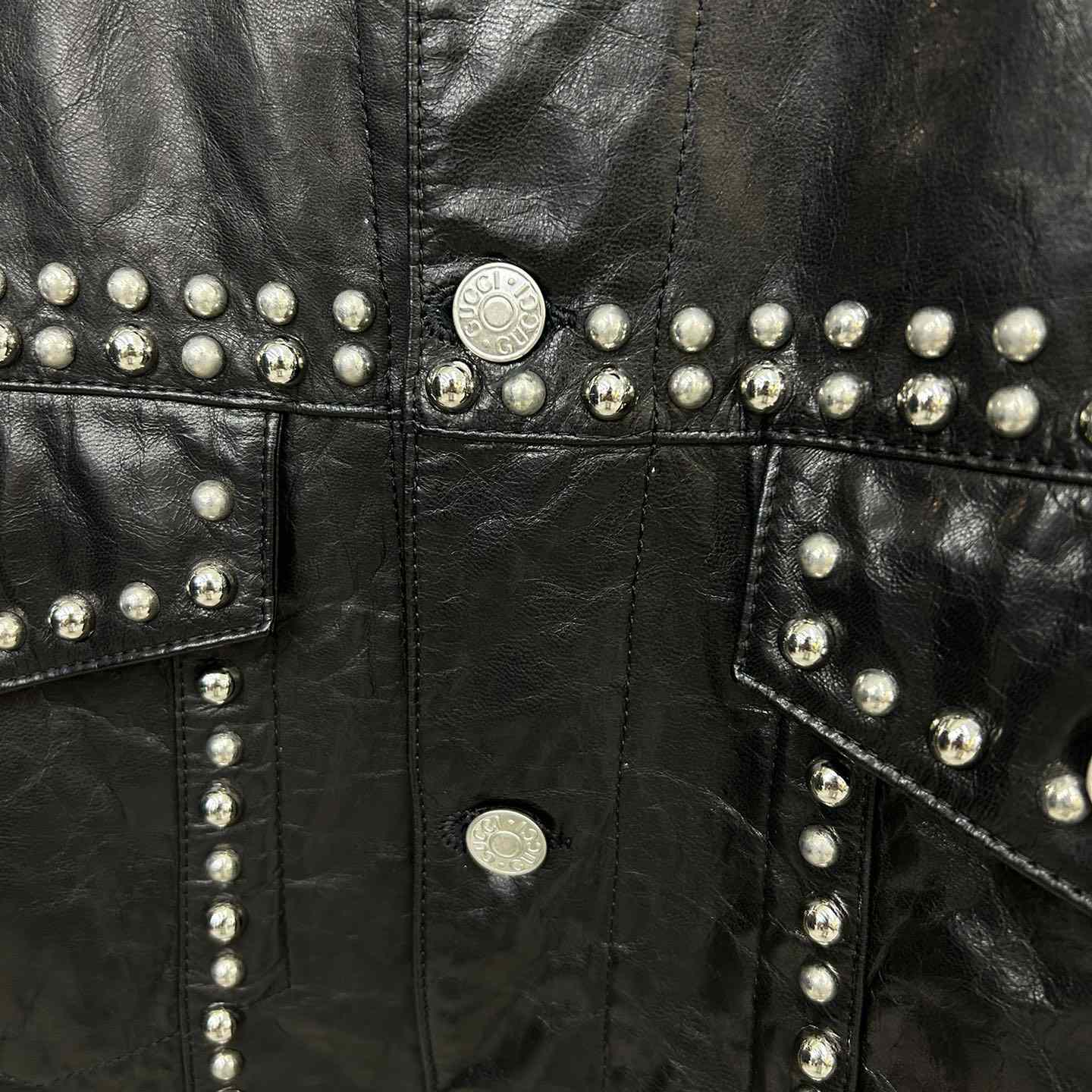 Gucci Leather Jacket - PerfectKickZ