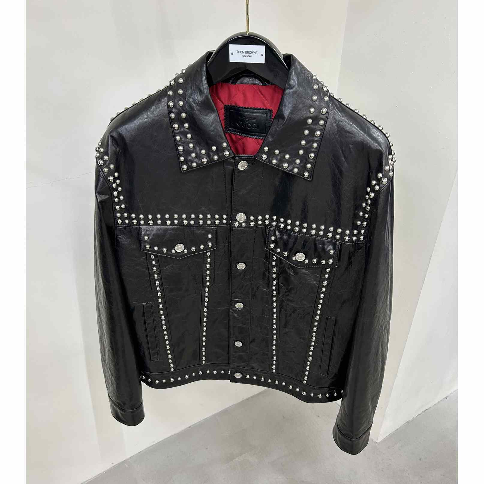 Gucci Leather Jacket - PerfectKickZ