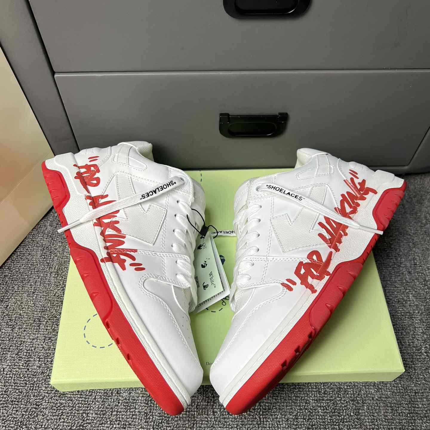 Off White Out Of Office Sneakers  - PerfectKickZ