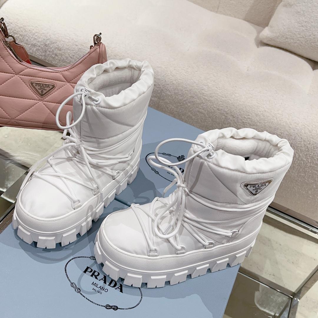 Prada Nylon Gabardine Après Ski Booties - PerfectKickZ