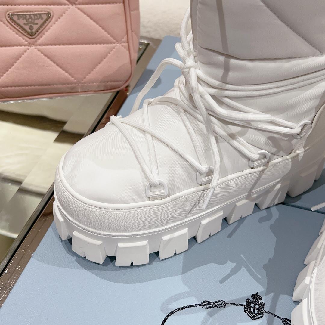 Prada Nylon Gabardine Après Ski Booties - PerfectKickZ