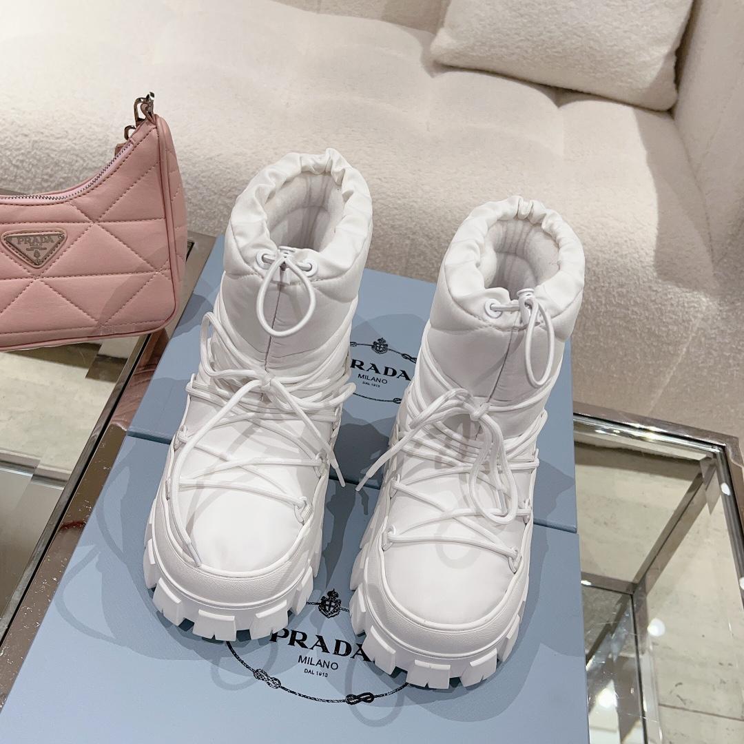 Prada Nylon Gabardine Après Ski Booties - PerfectKickZ