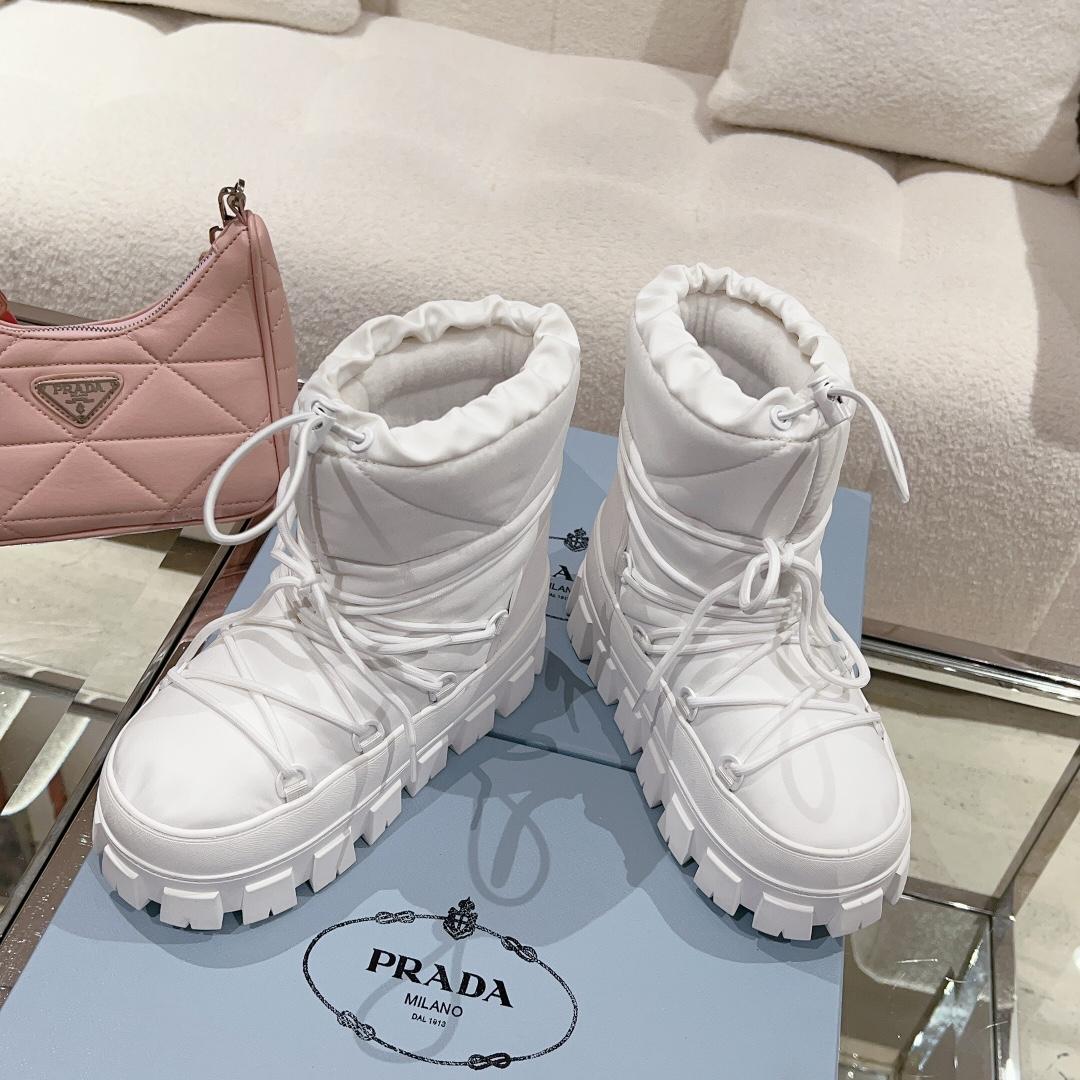 Prada Nylon Gabardine Après Ski Booties - PerfectKickZ