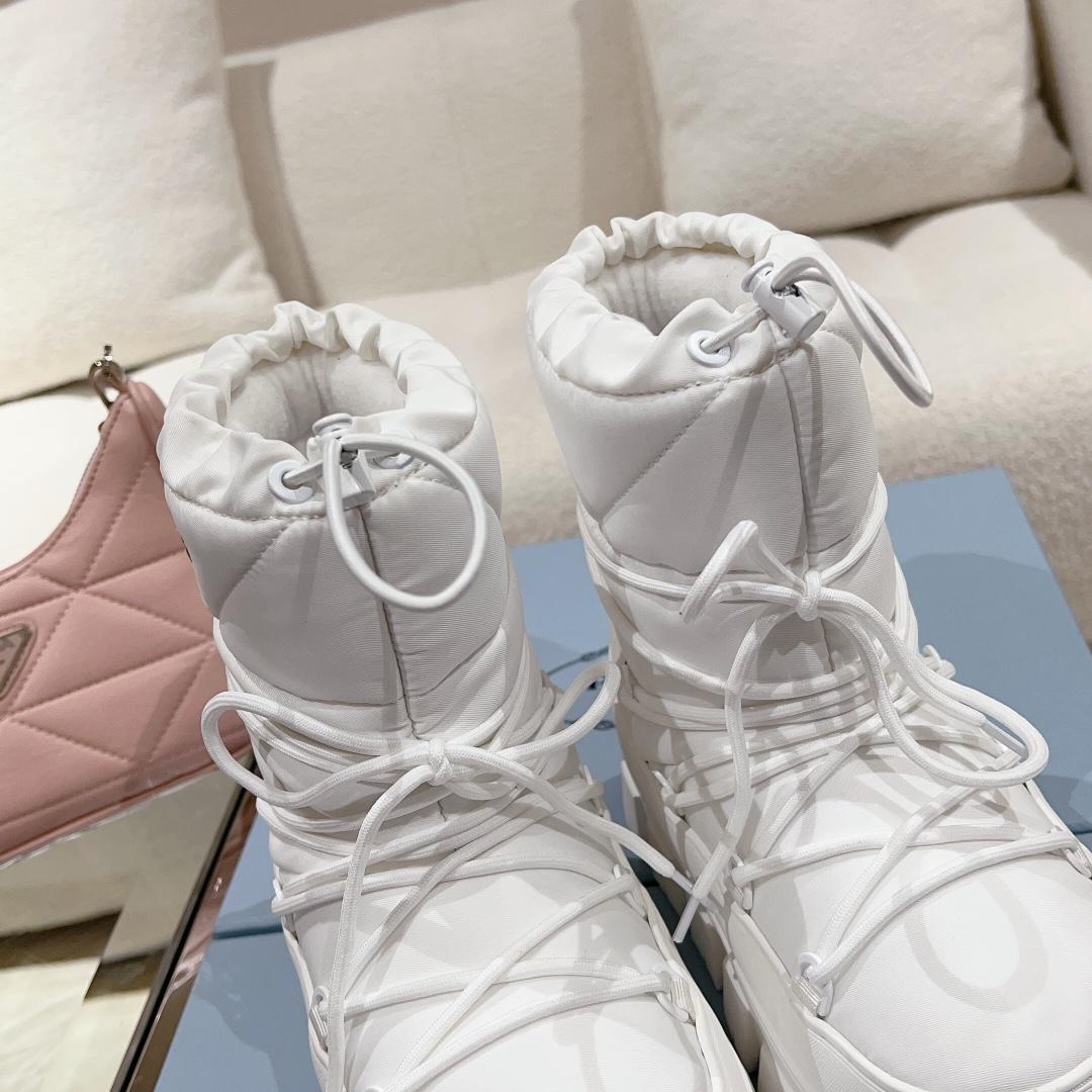 Prada Nylon Gabardine Après Ski Booties - 