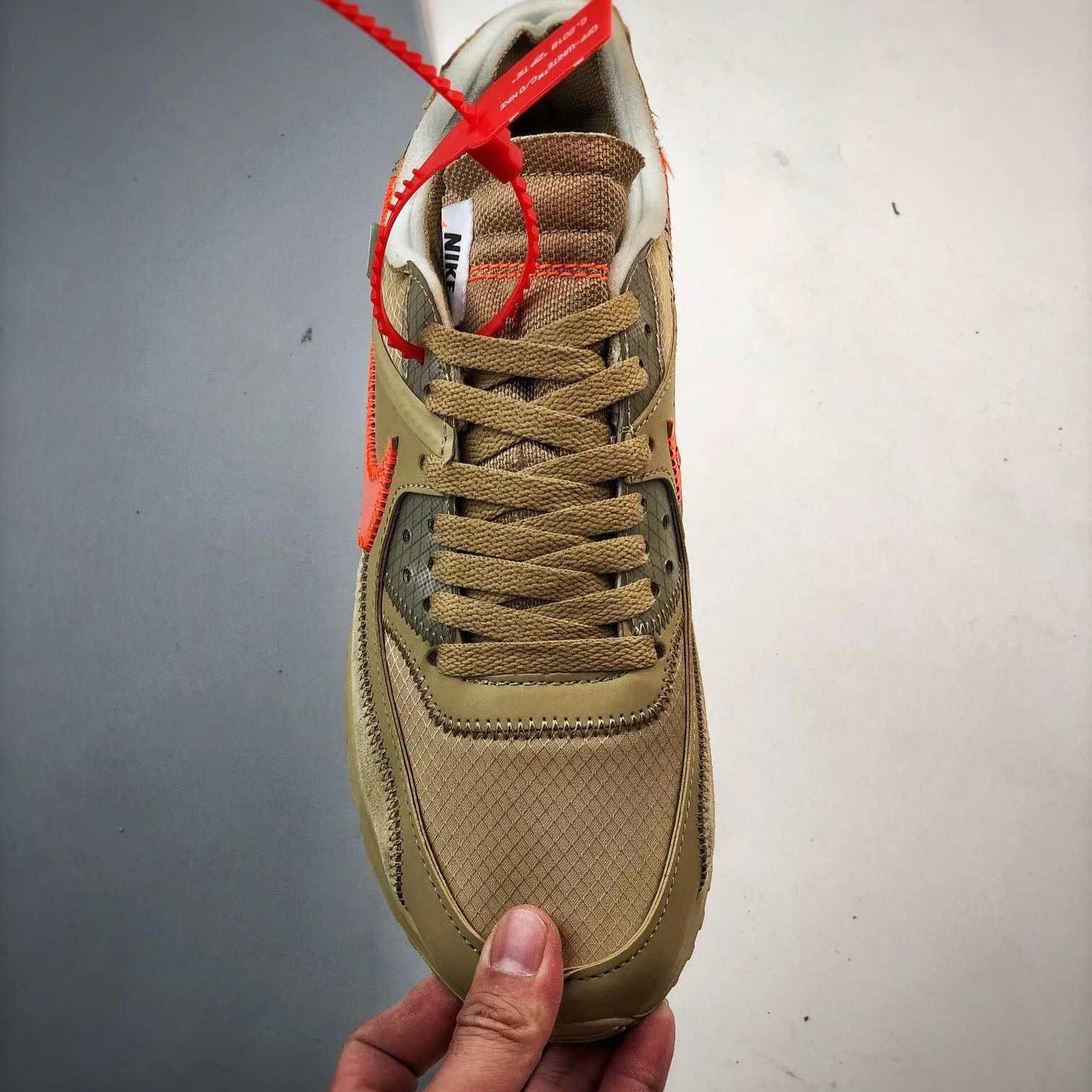 Off-White x Air Max 90 The 10 Sneakers    AA7293-200 - PerfectKickZ